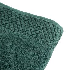 ACTUEL Drap de bain uni pur coton qualité Zéro Twist 600 g/m² (Vert)