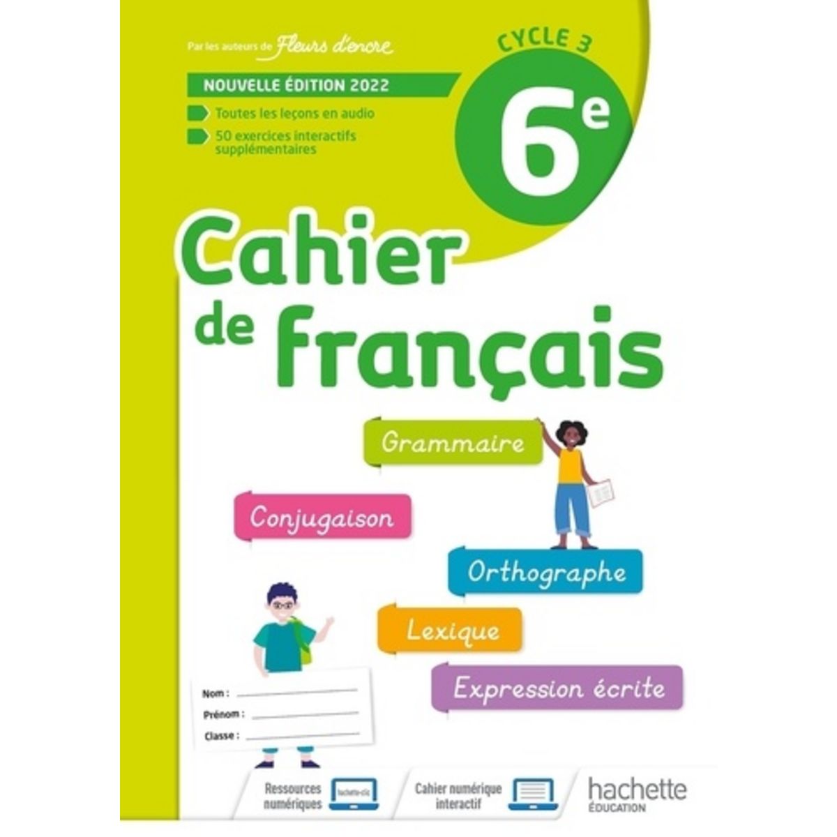 Decoration Pour Cahier De Francais CAHIER DE FRANCAIS 6E. EDITION 2022, Bertagna Chantal pas cher - Auchan.fr