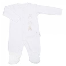 SEVIRA KIDS Pyjama bébé en coton bio, BASIC SEVIRA KIDS (Blanc)