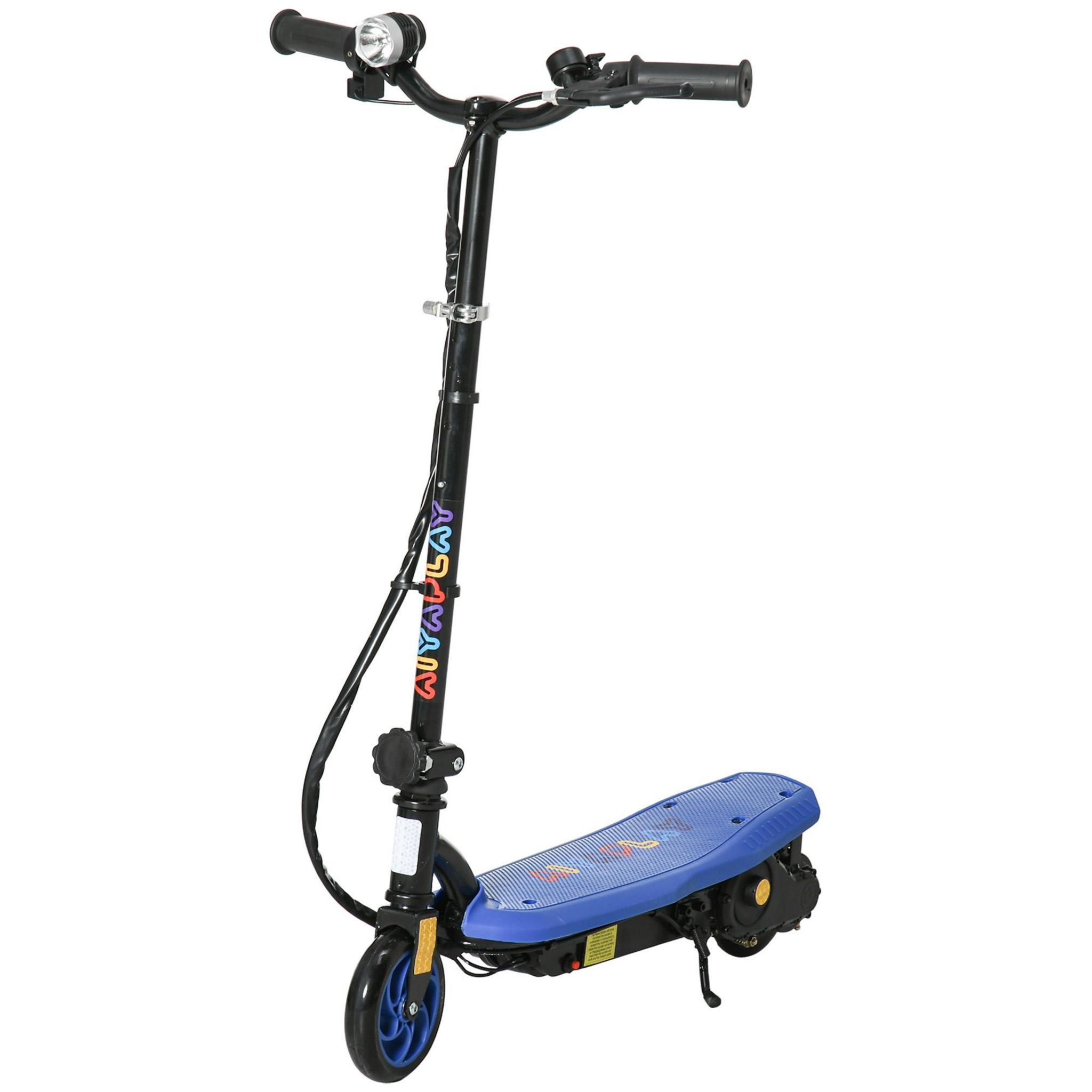 Trottinette électrique enfant 120 w - 8 km/h max. - alu. acier