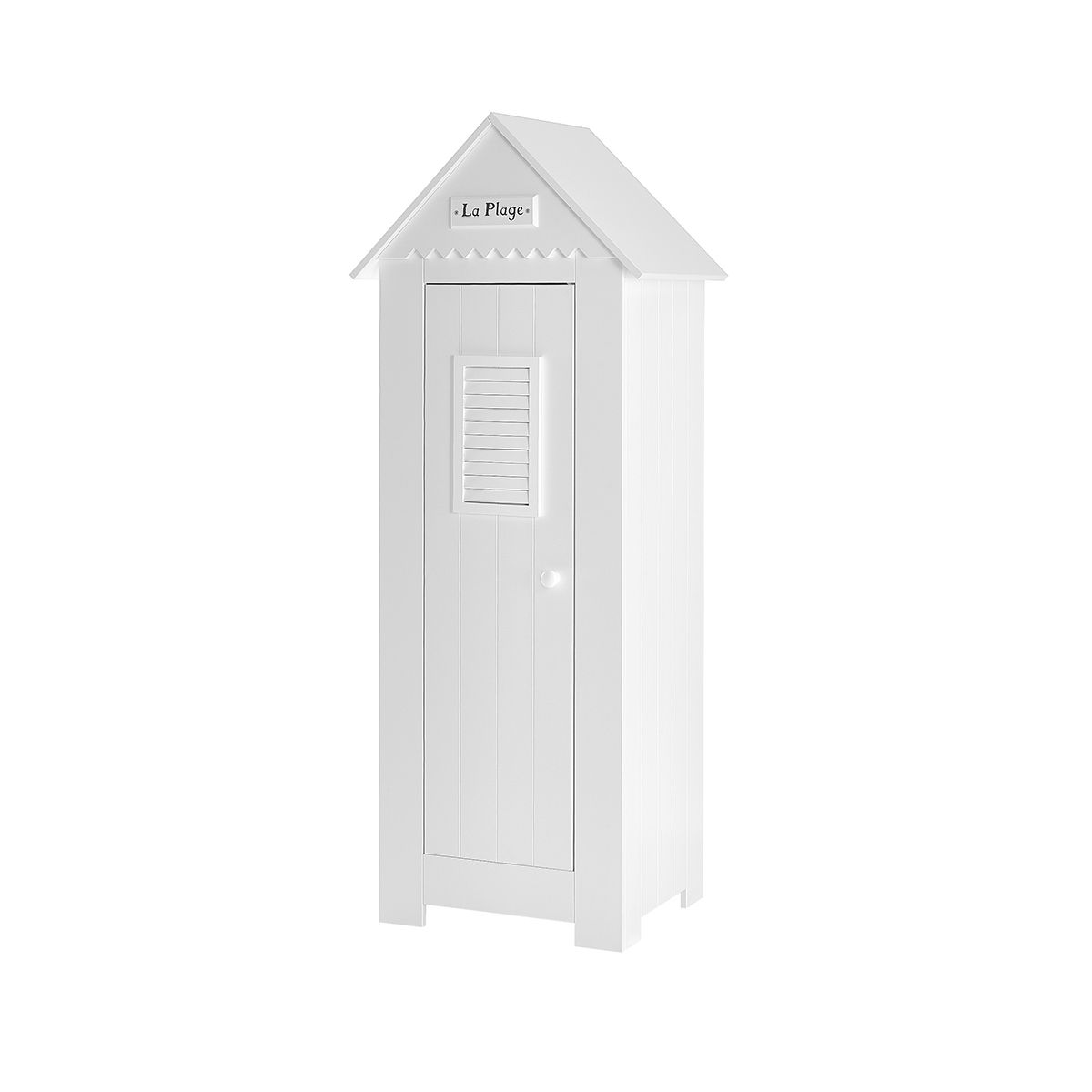 PINIO Armoire 1 porte Marsylia MDF - Blanc