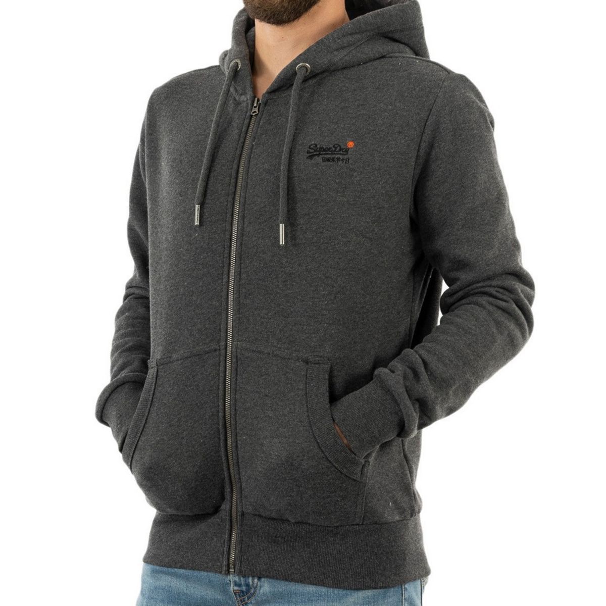 Sweat gris foncé homme hot sale