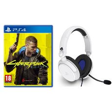 Casque Gaming Filaire PRO4 50S Blanc PS4 + Cyberpunk PS4