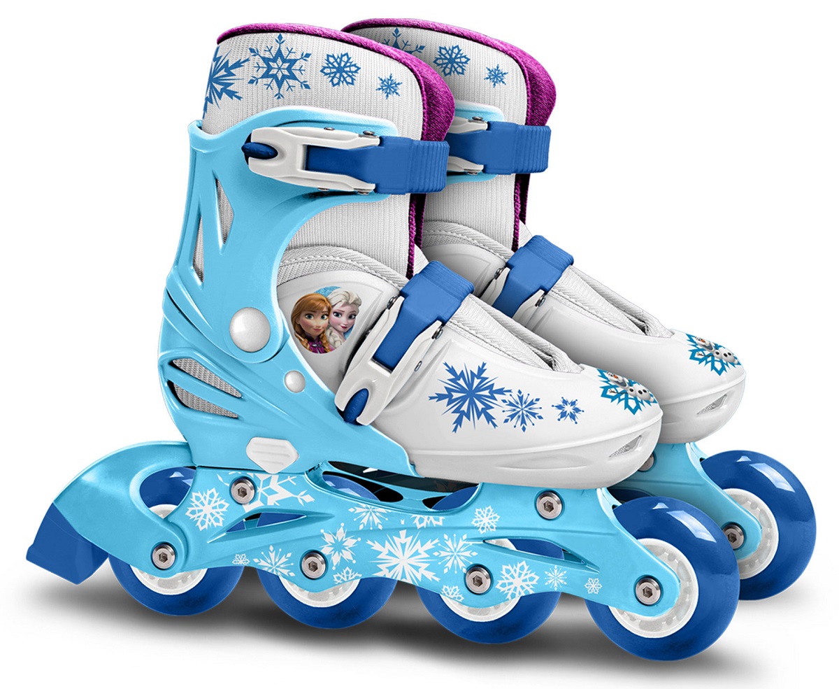 DISNEY Patins en Ligne ajustables 2en1 3 Roues LA REINE DES NEIGES