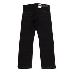  Jeans Slim Noir Garçon G-Star 3301 (Noir)