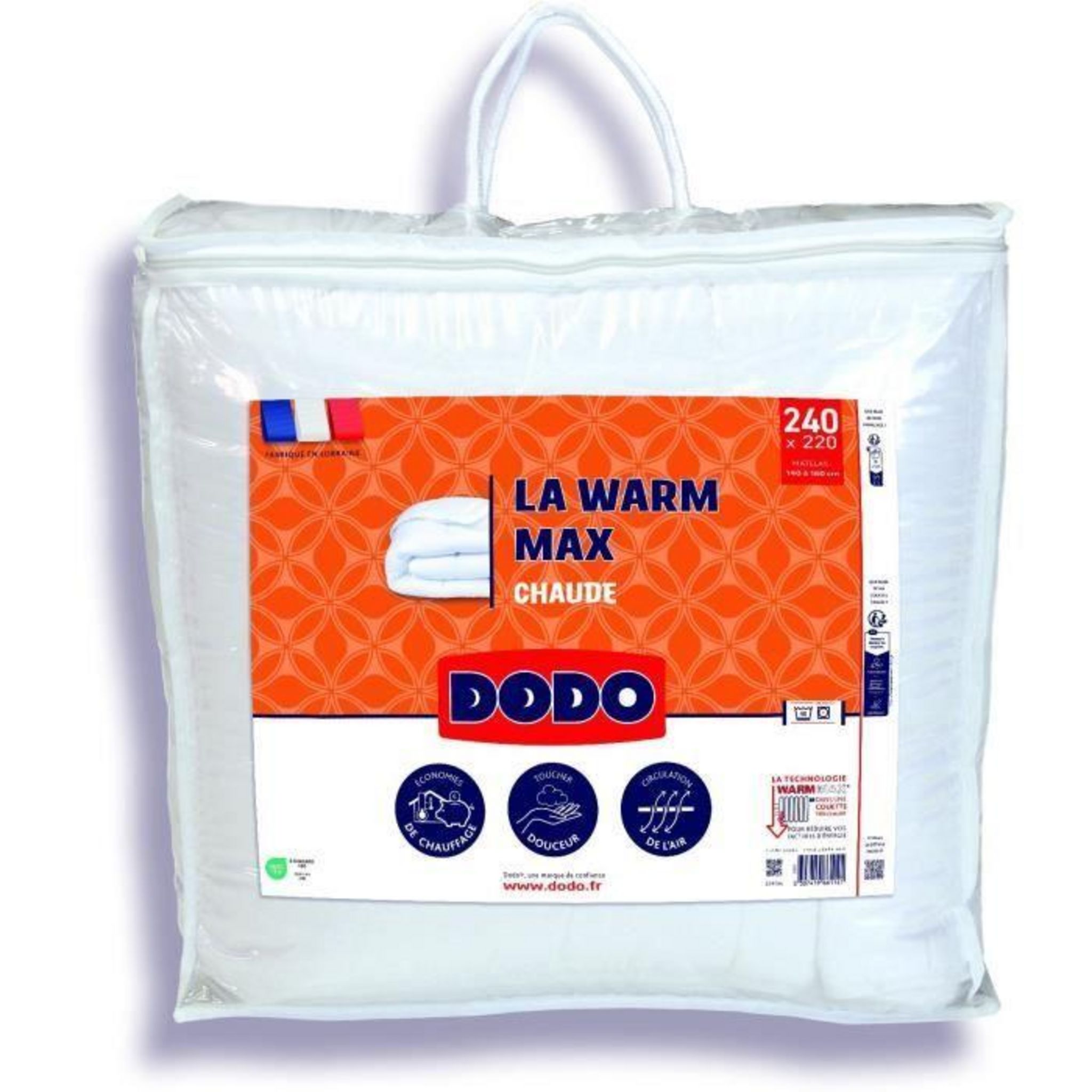 DODO Couette extra chaude polyester WarmMax 500 g/m² PRÊT POUR L