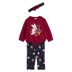 Minnie Ensemble Molleton Bebe Fille Pas Cher A Prix Auchan