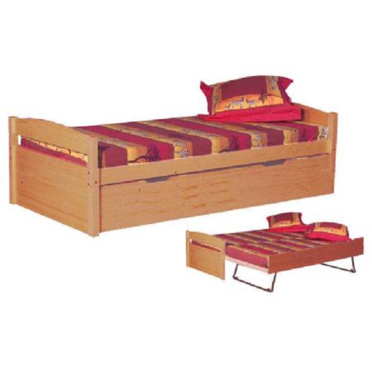Lit gigogne enfant TEO pas cher - Auchan.fr