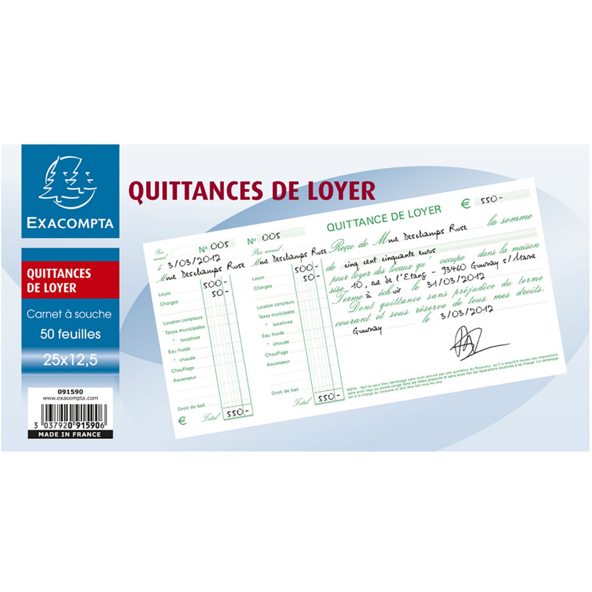 QUITTANCE DE LOYER