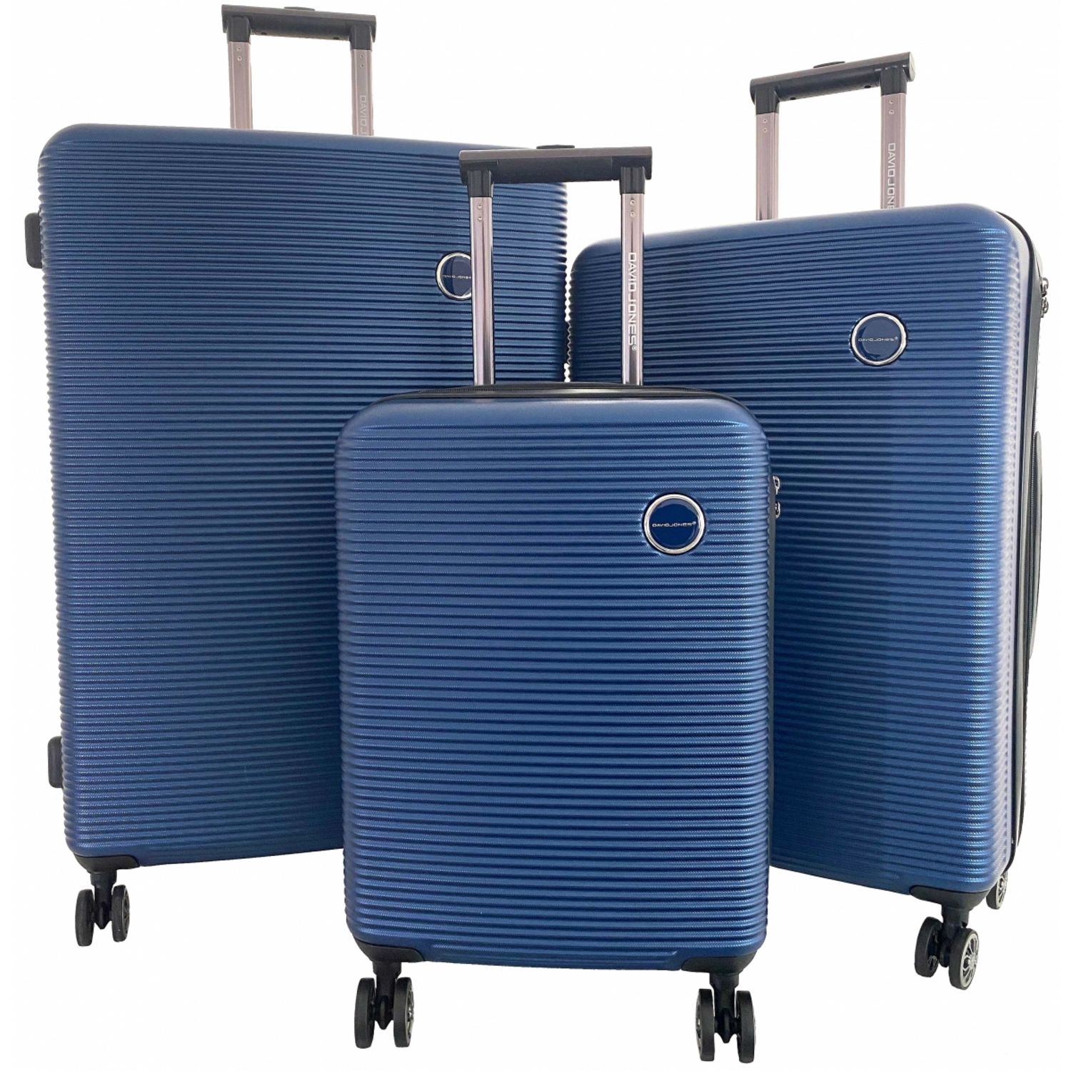 David Jones Lot 3 Valises Rigides dont 1 Valise Cabine David Jones