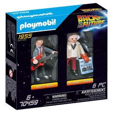 PLAYMOBIL 70459 - Back to the Future - Marty Mcfly et Dr. Emmett Brown