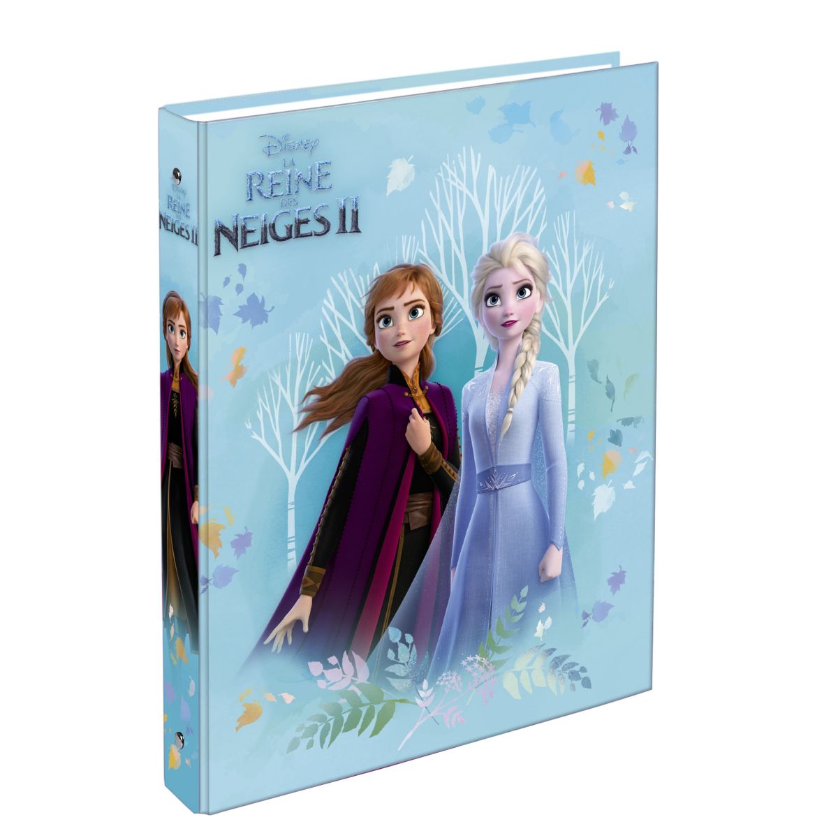 DISNEY Classeur A4 rigide Reine des Neiges Elsa robe blanche château pas  cher 