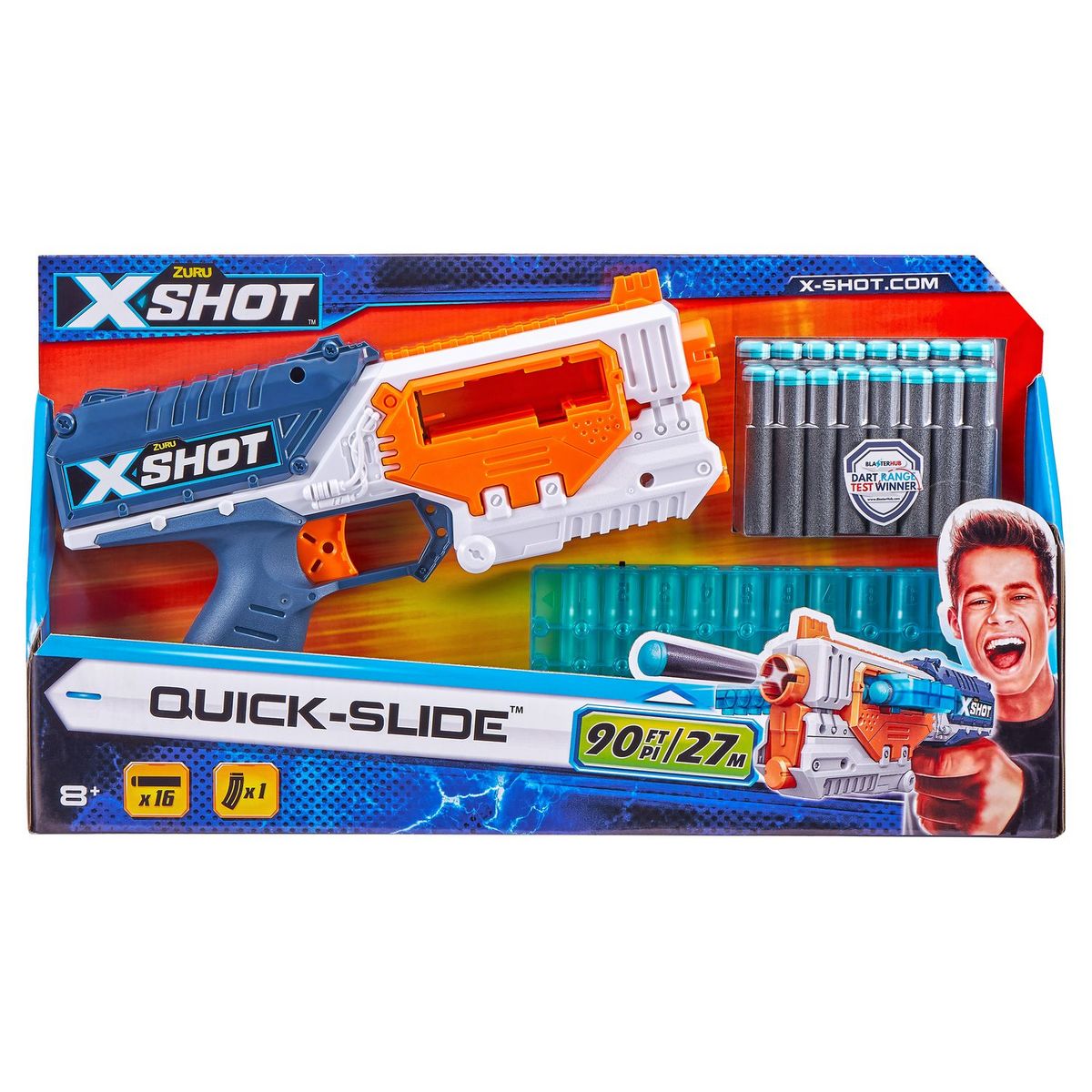 Pistolet à eau ZURU X-Shot Micro Fast-Fill, jouet d'eau d'été pour