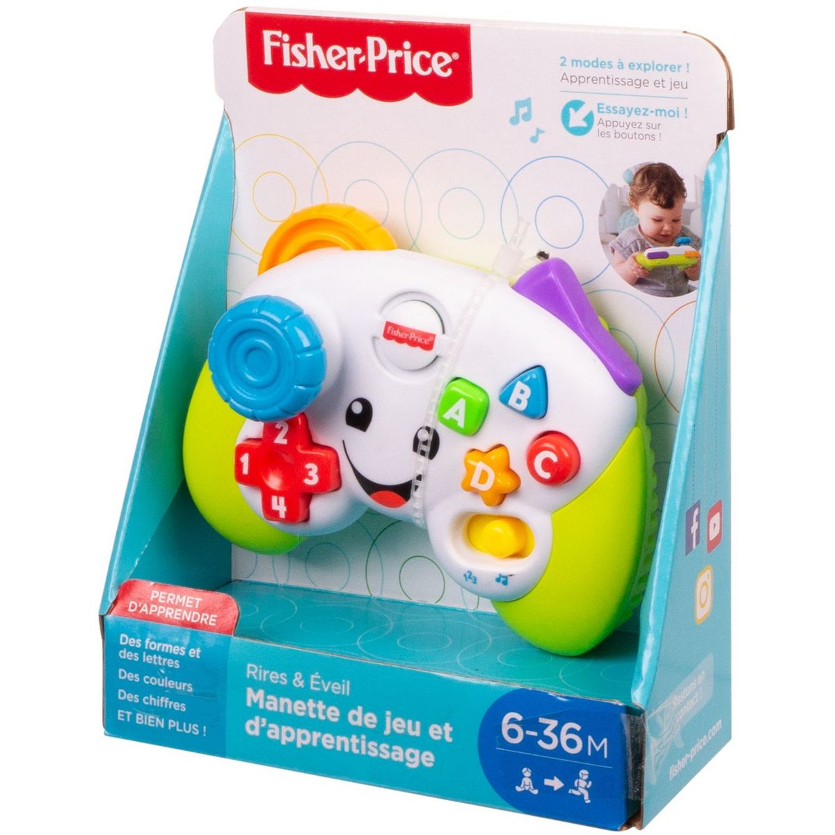 Fisher-Price la Manette de jeu et d'apprentissag…