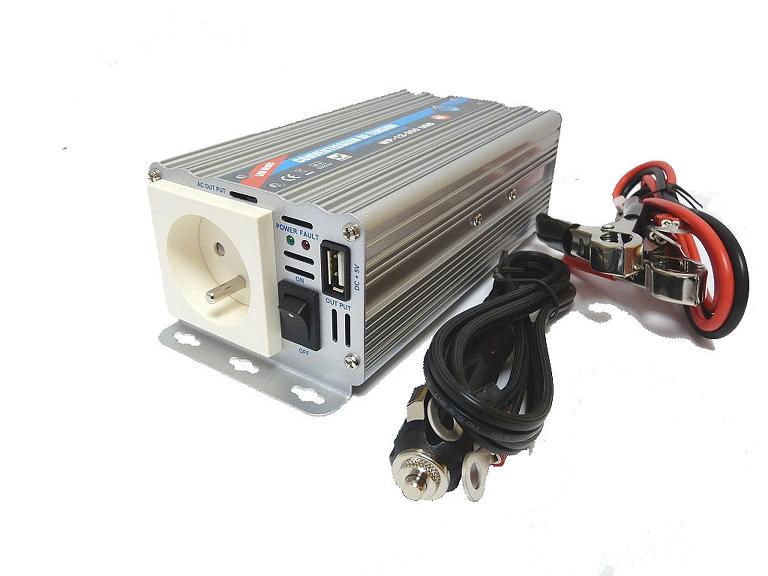 Transformateur voiture Convertisseur de tension 300w 24v à 220v avec usb