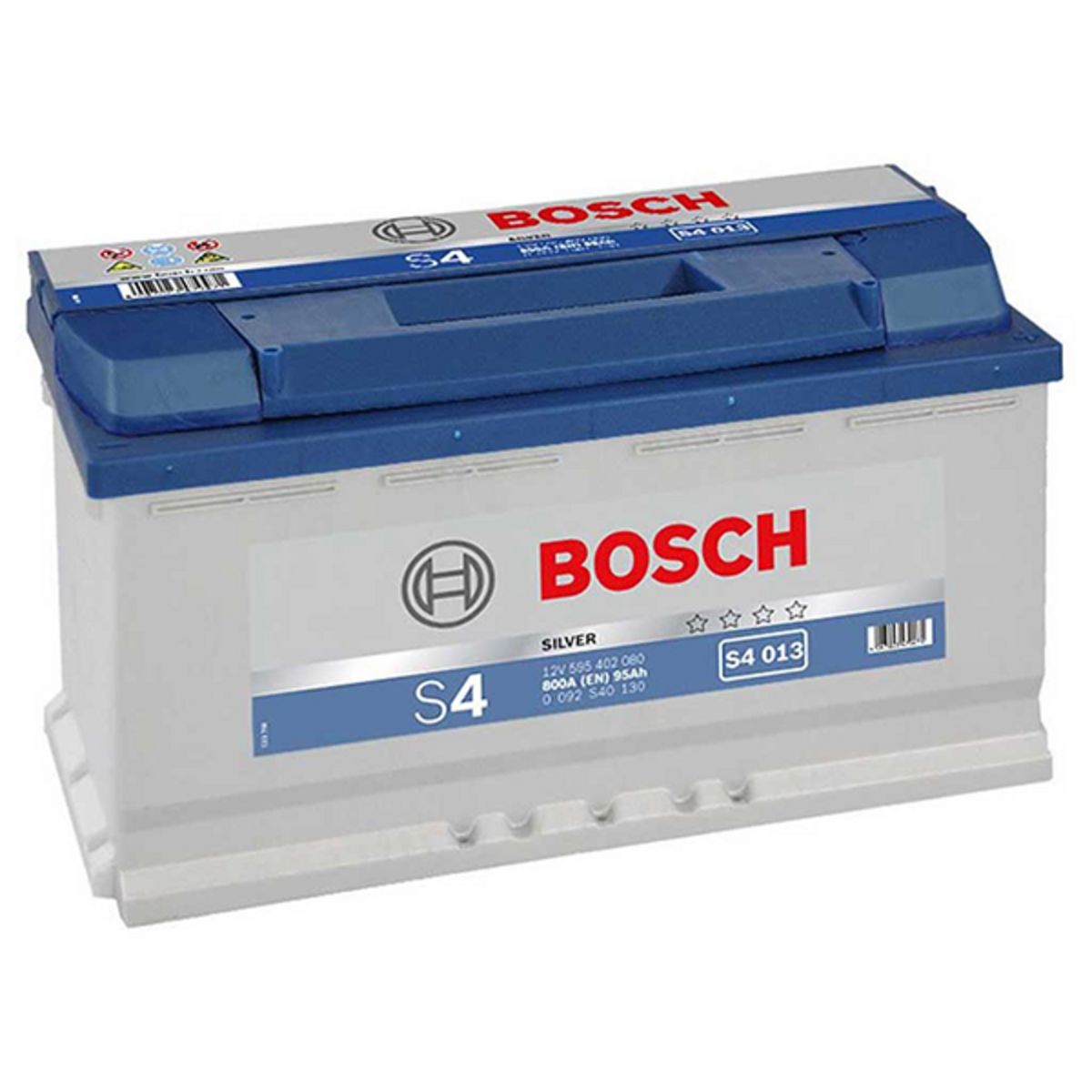 Batterie BOSCH 95 Ah - S4 013 - ref. 0 092 S40 130 au meilleur prix - Oscaro