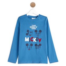 MICKEY T-shirt manches longues garçon (Bleu)