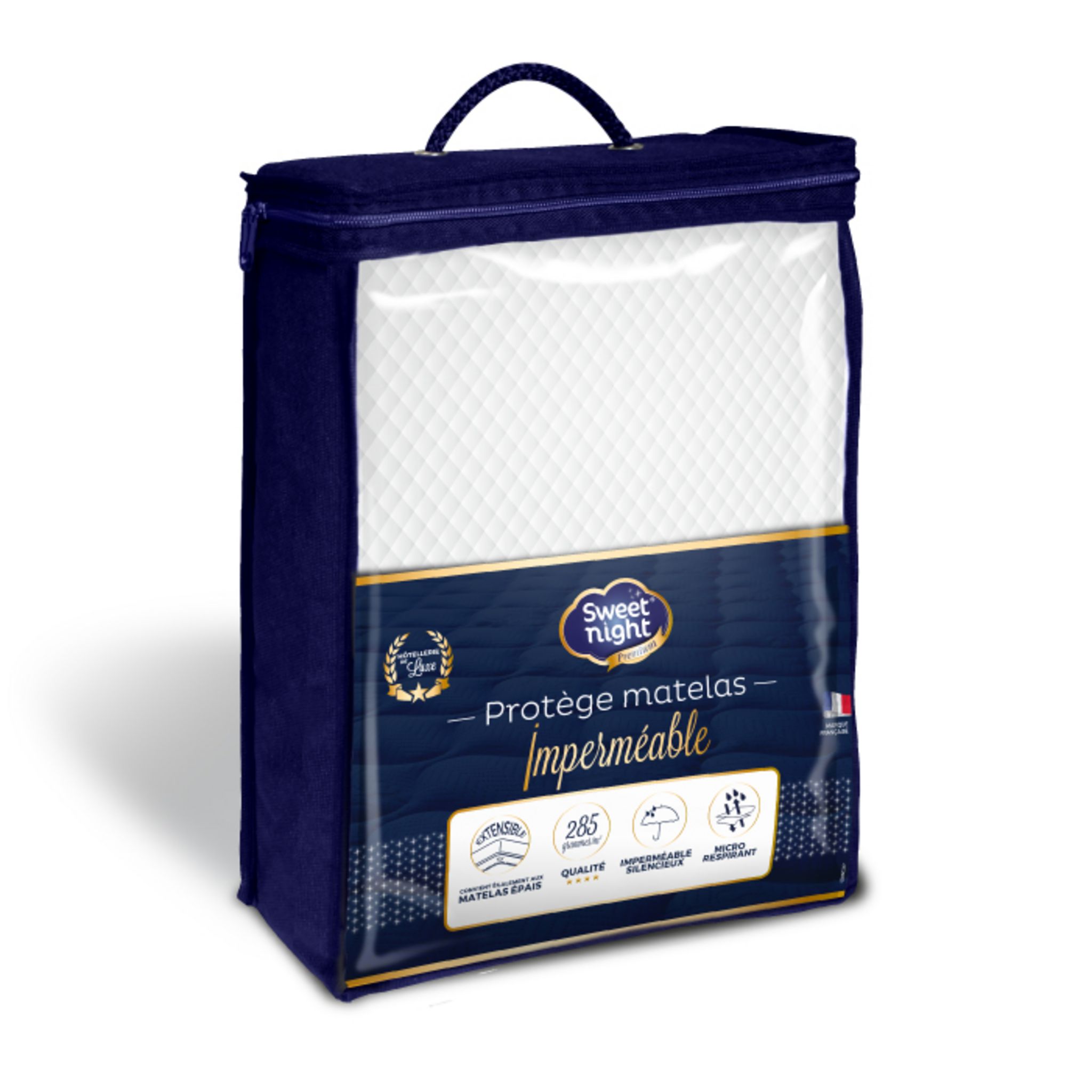 Alése (140 X 190) protège-matelas Imperméable Anti-Acariens Anti-Allergique