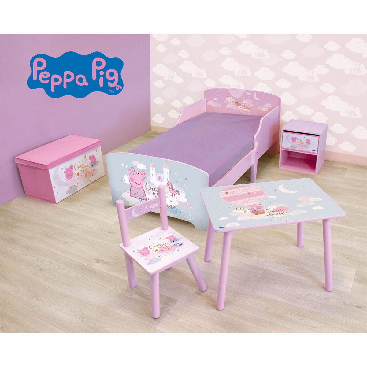 Fun House FUN HOUSE PEPPA PIG Pack chambre complet pour enfant
