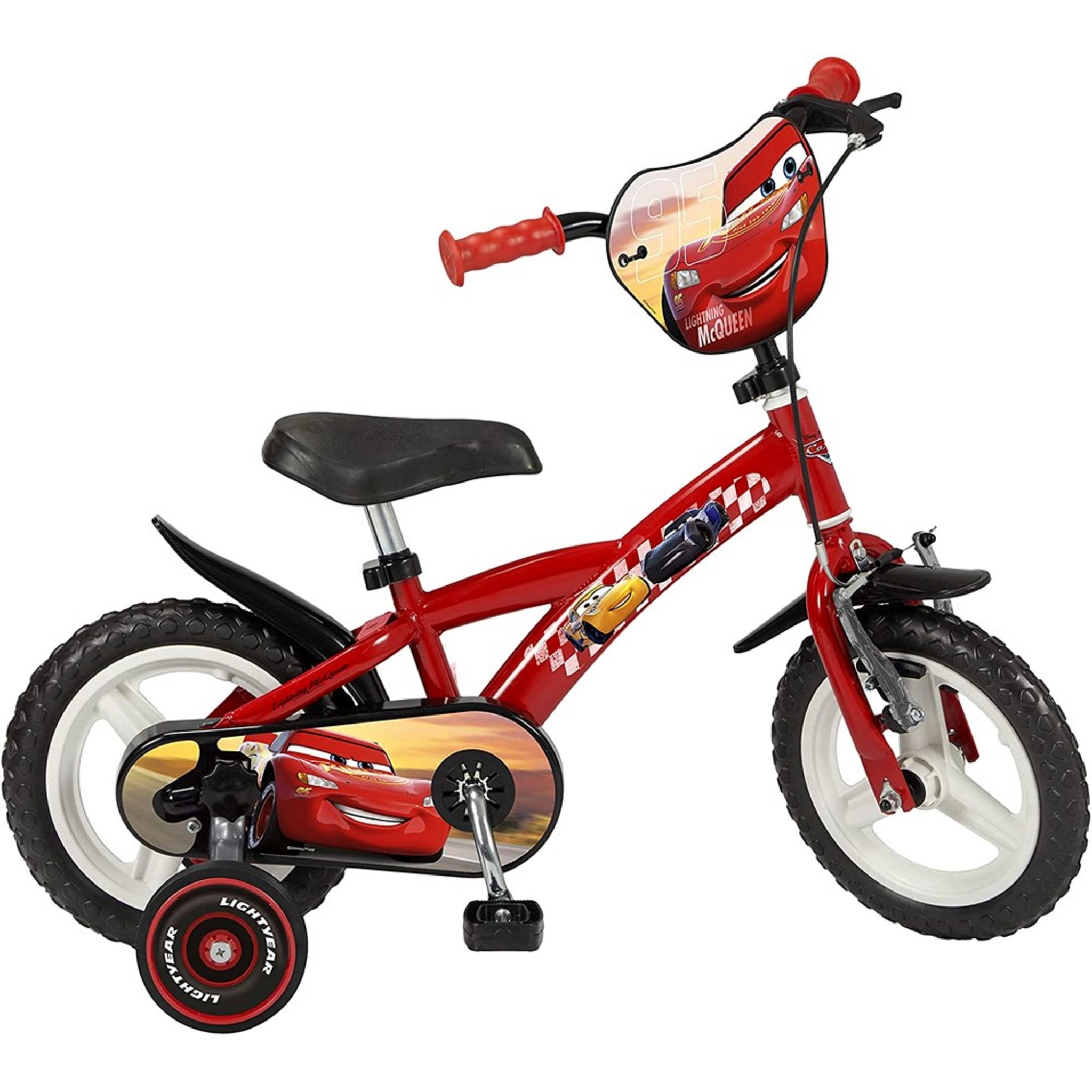 Vélo enfant Disney Cars - garçon - 10 po - rouge