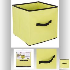 Id Space Boîte de rangement pour meuble - 31 x 31 cm - Vert Anis