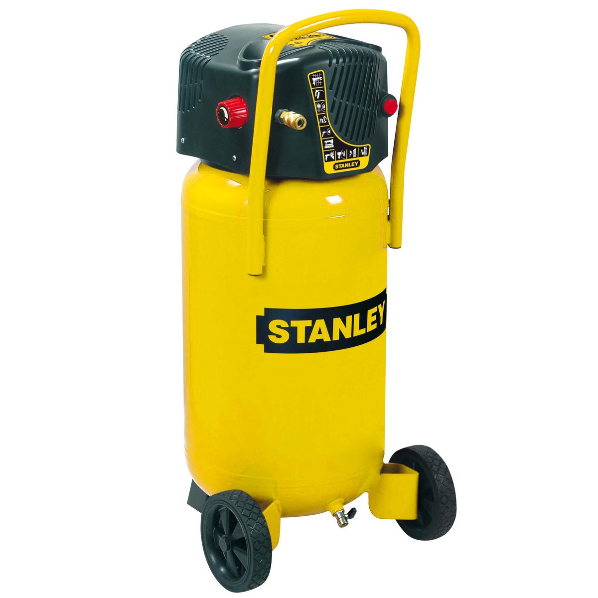 STANLEY Compresseur vertical 50L - 2CV - 10bars pas cher 