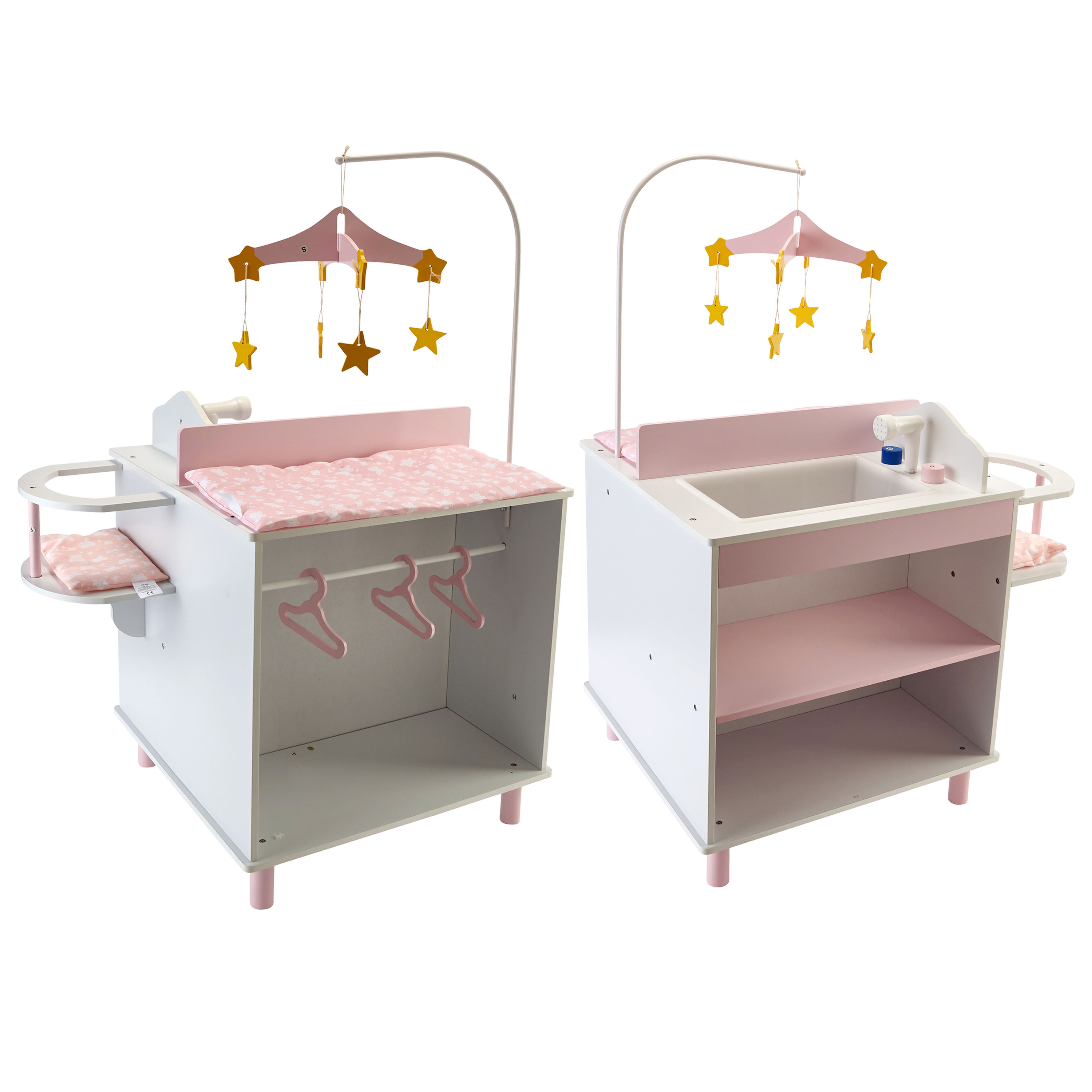 One Two Fun Table nurserie en bois pas cher Auchan