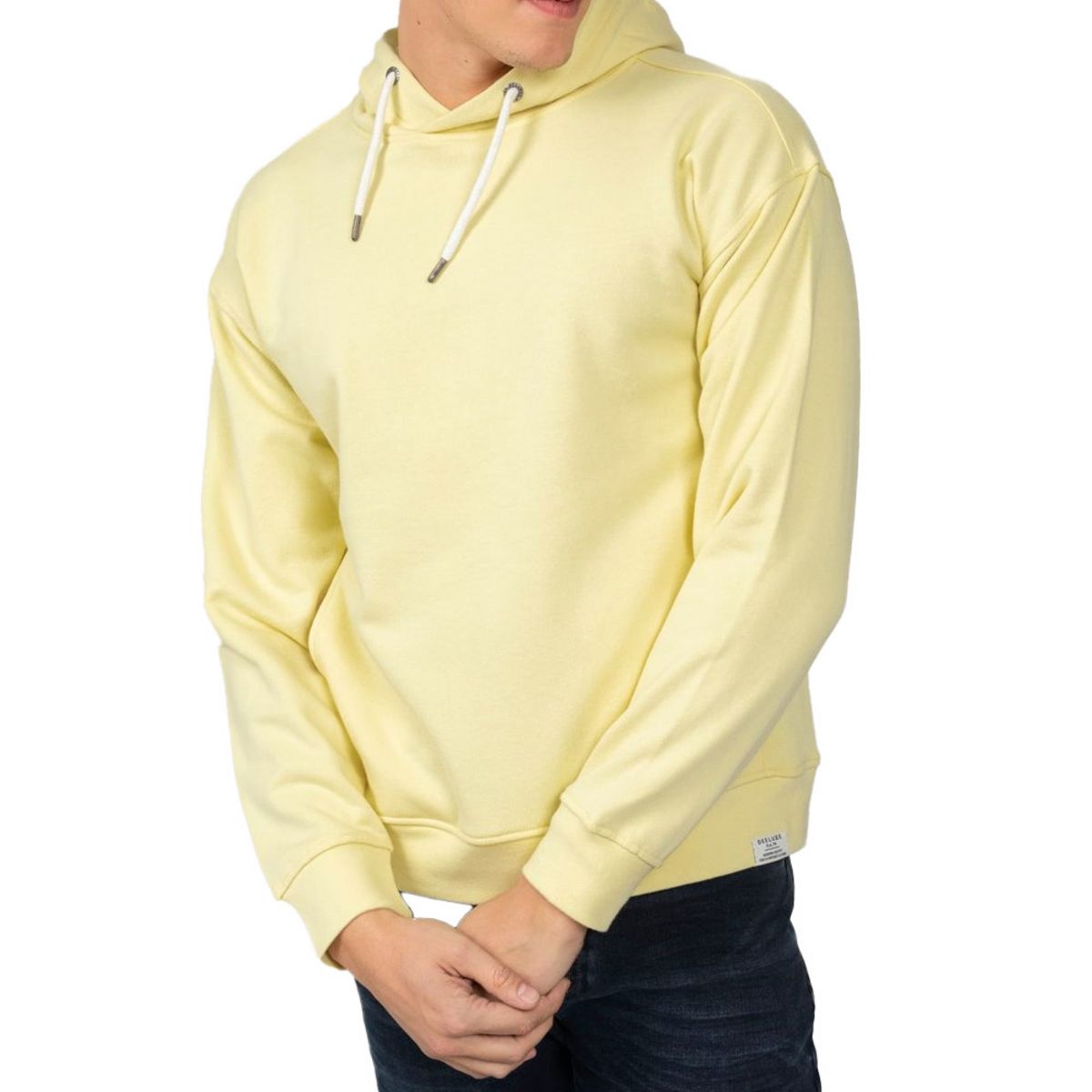 Pull a best sale capuche jaune homme