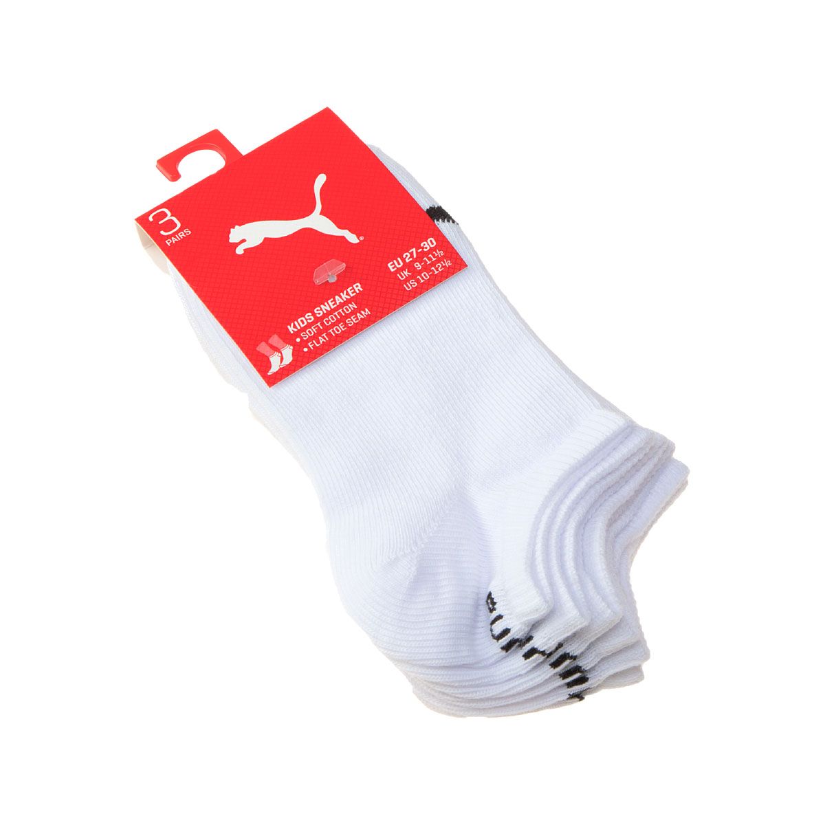 Puma Chaussettes Adulte Pack de 3 paires Blanc, 10,00€