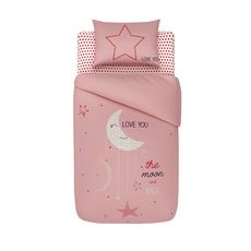 Auchan Baby Parure De Lit Bebe Complete Theme Nuit Fille Pas Cher A Prix Auchan