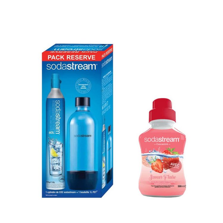 SODASTREAM Concentré pour Soda Fraise 3001901 pas cher 