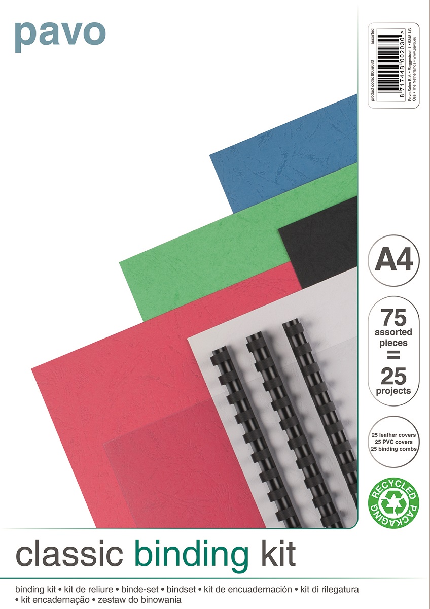 Kit de reliure - Dossier - Baguettes de reliure - Couverture transparent -  Apli