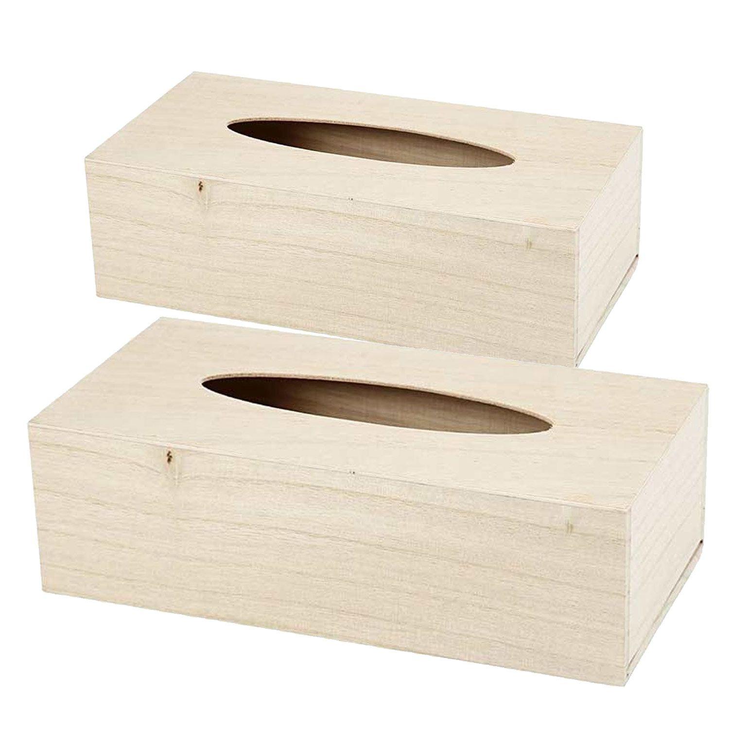 Artemio 2 boîtes en bois hexagonales