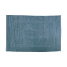 ACTUEL Tapis de bain uni en coton 500gsm (Bleu)
