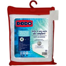 DODO Protège matelas imperméable en polycoton anti-acariens MILLE ET UNE NUITS DE CONFORT  (Blanc)
