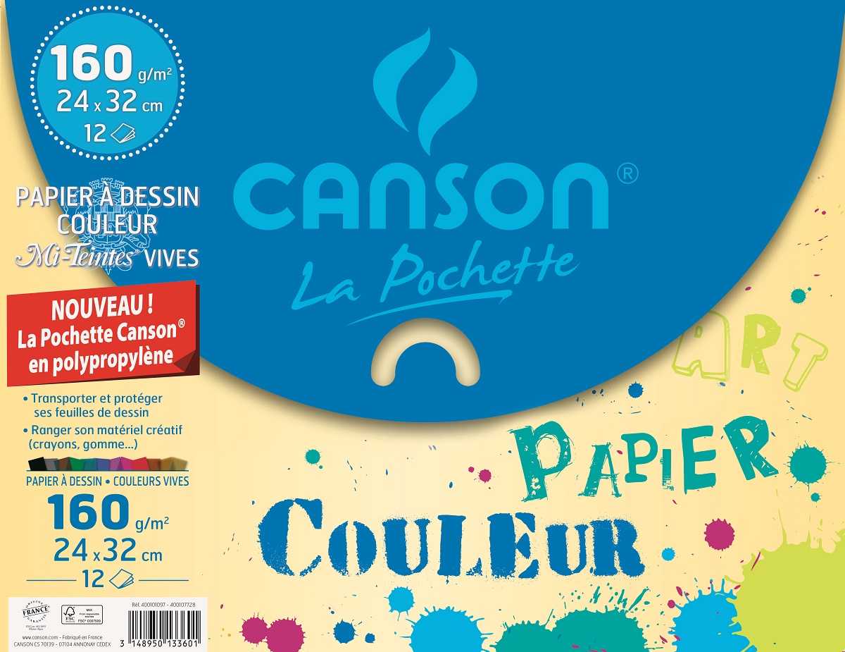 Canson couleurs 2025 vives 24x32 160g