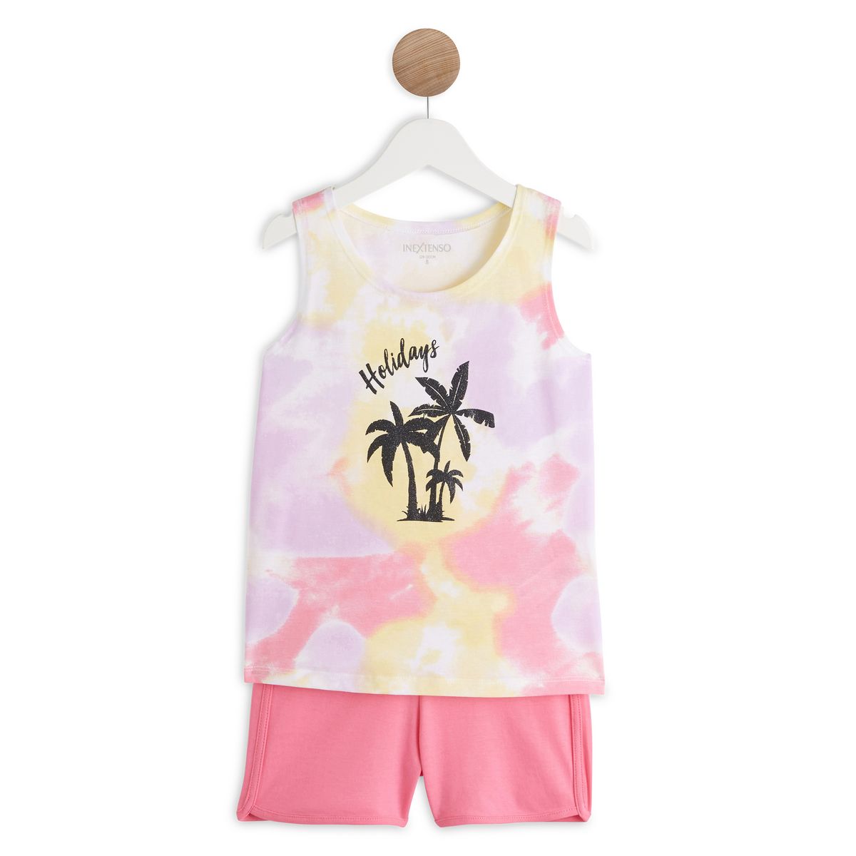 IN EXTENSO Pyjashort palmiers fille