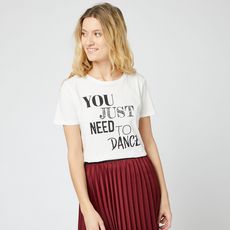 IN EXTENSO T-shirt manches courtes blanc dance femme