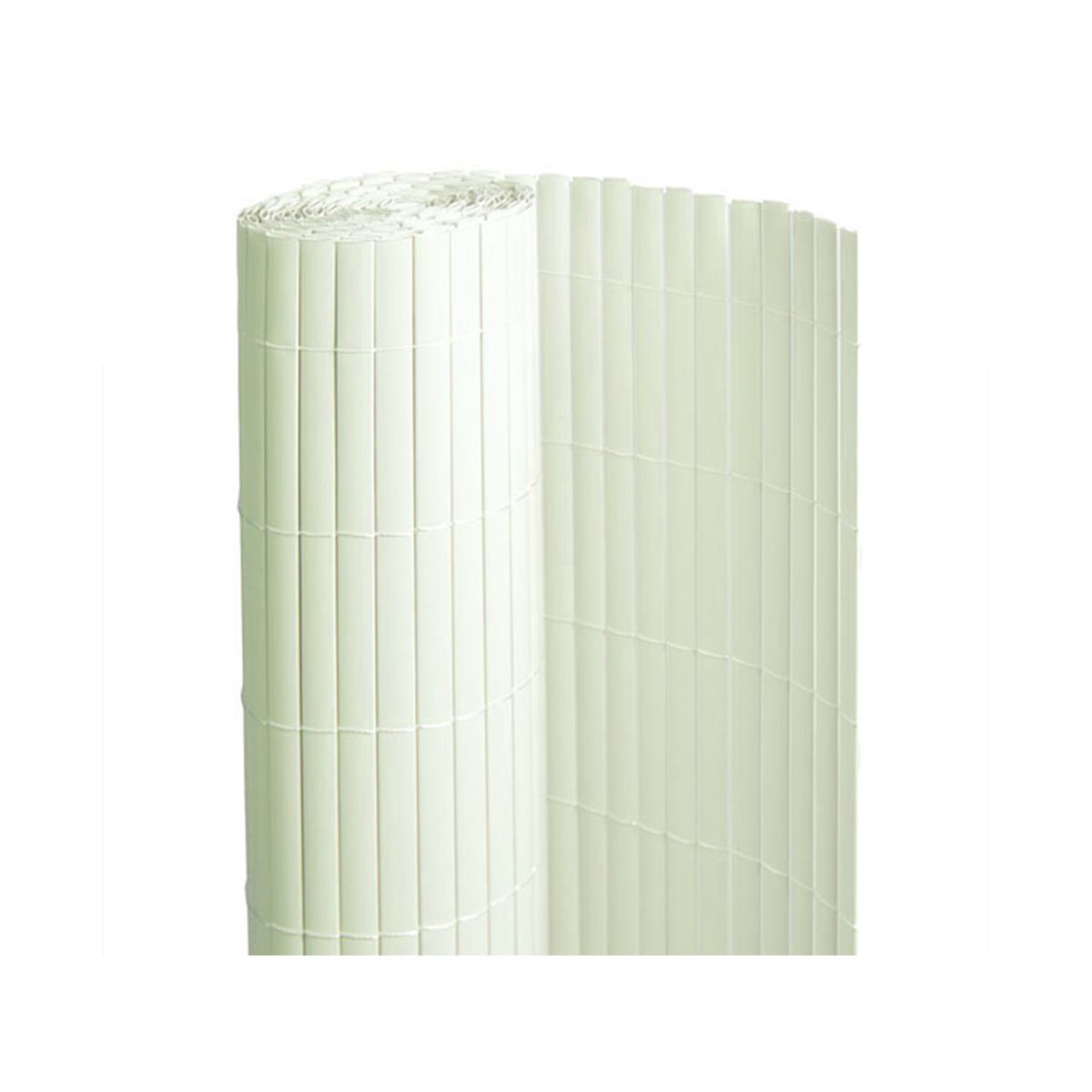 JARDIDECO Canisse PVC double face Blanc 3 m - 1 rouleau de 3 x 1,50 m -  Jardideco pas cher 