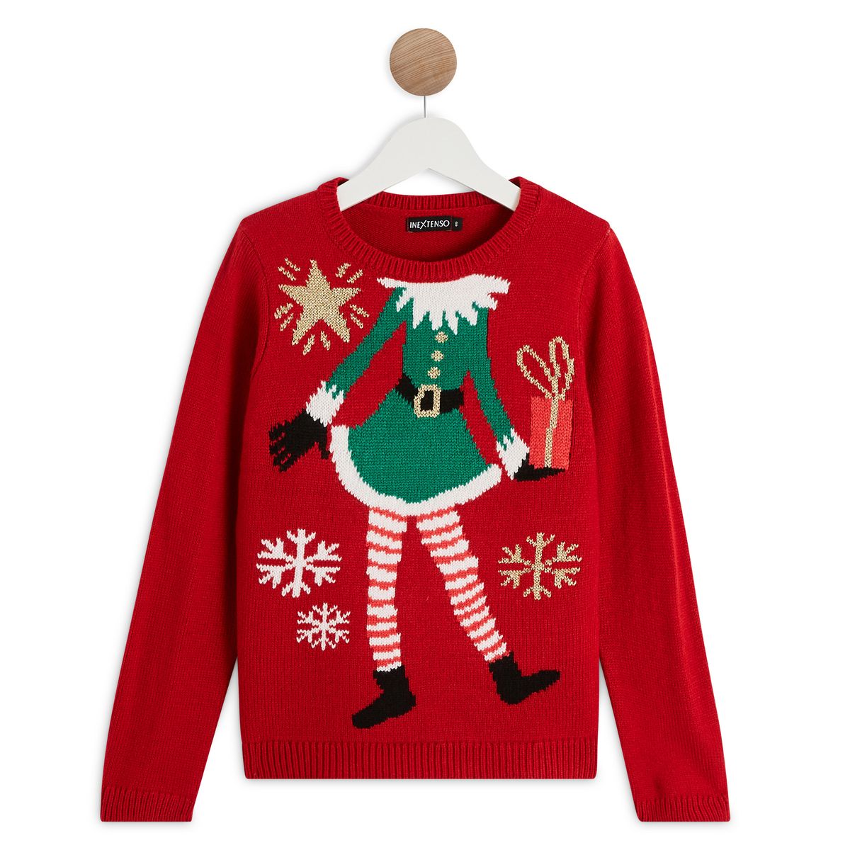 INEXTENSO Pull de noël fille pas cher Auchan.fr