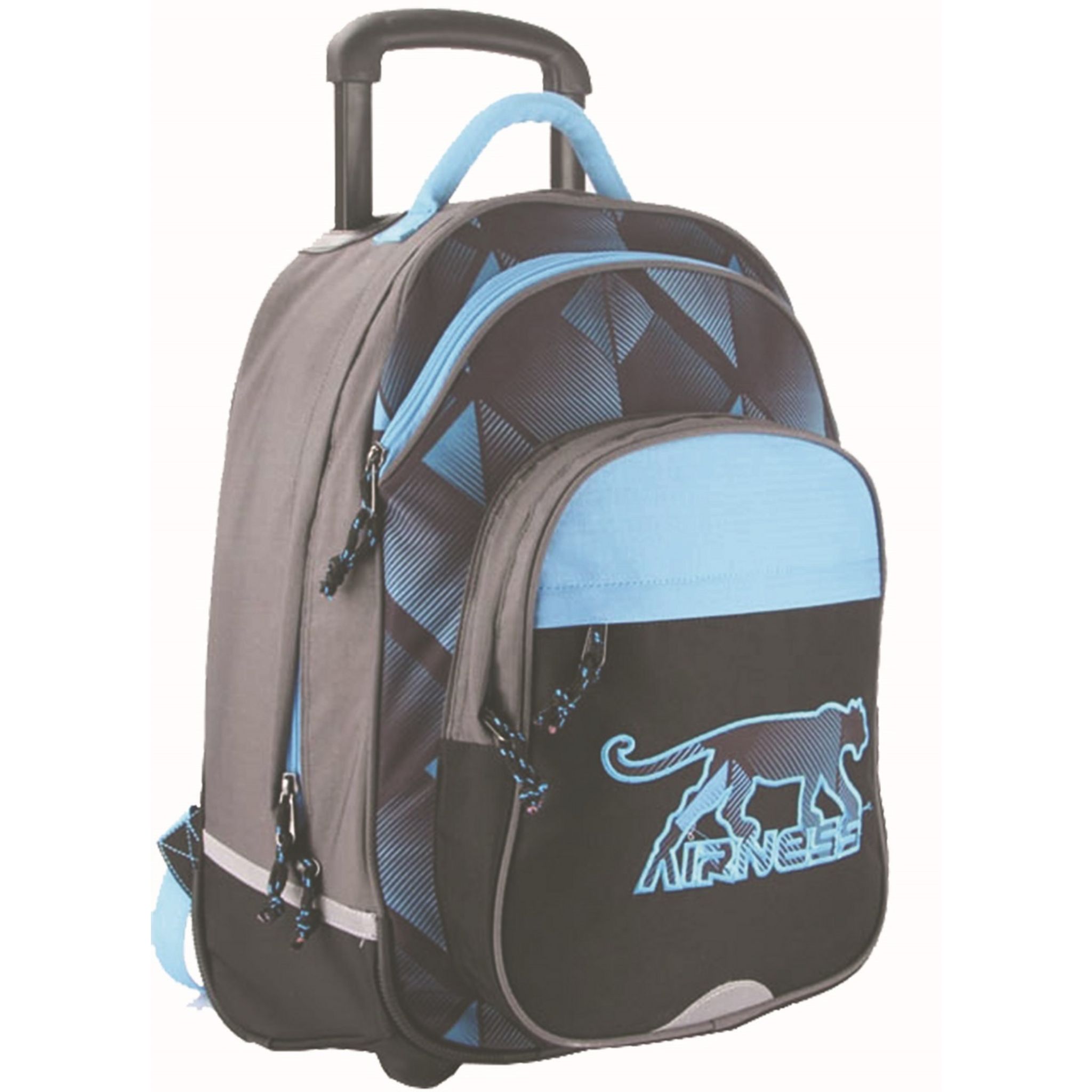 AIRNESS Sac dos roulette Airness Bleu pas cher Auchan