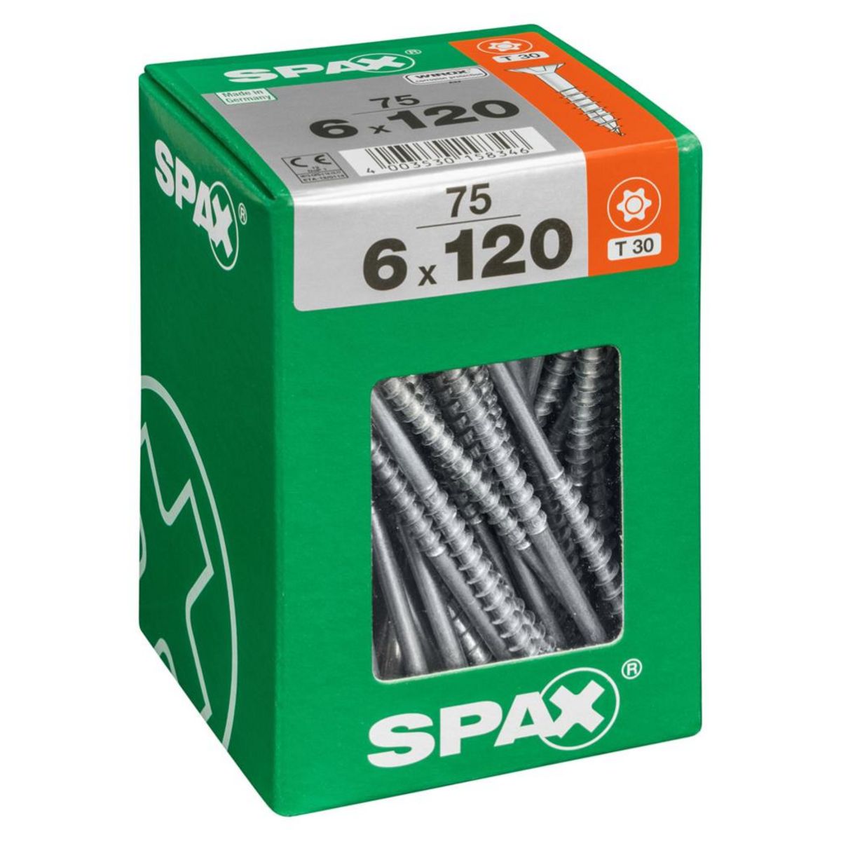 Centrale Brico Lot De Vis Acier T Te Frais E Torx Spax Diam Mm X L Mm Pas Cher Auchan Fr