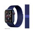 ibroz bracelet apple watch 42/44/45mm maille bleu