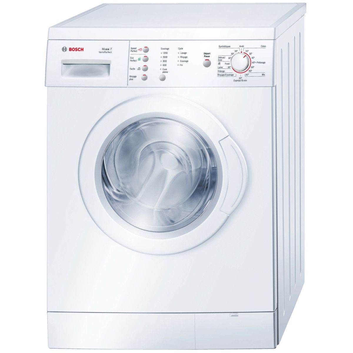 BOSCH Lave-linge hublot, WAE24166FF, 7 Kg, 1200 T/min pas cher