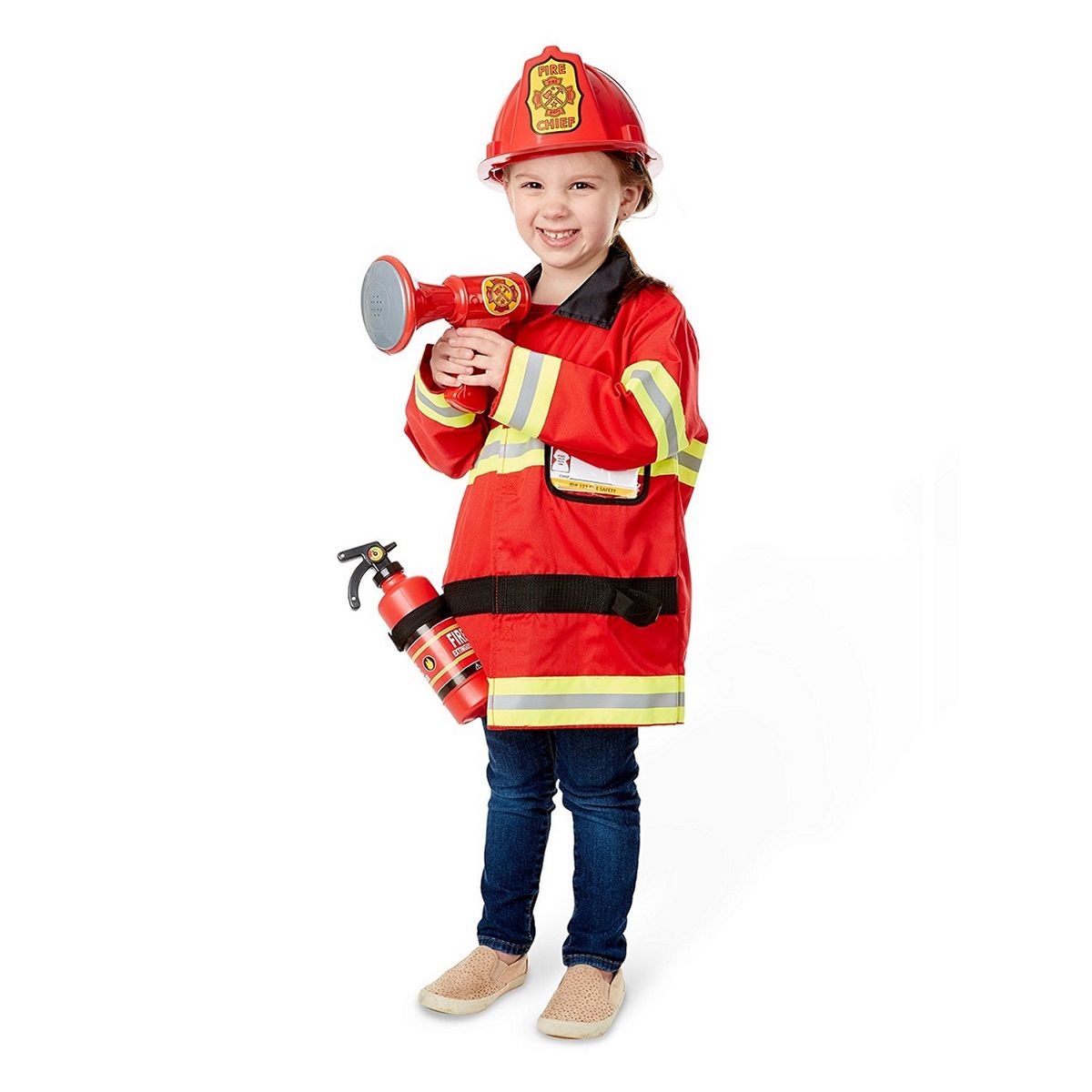 Costume enfant - Pompier: 6 pièces (3-5 ans) - Déguisements