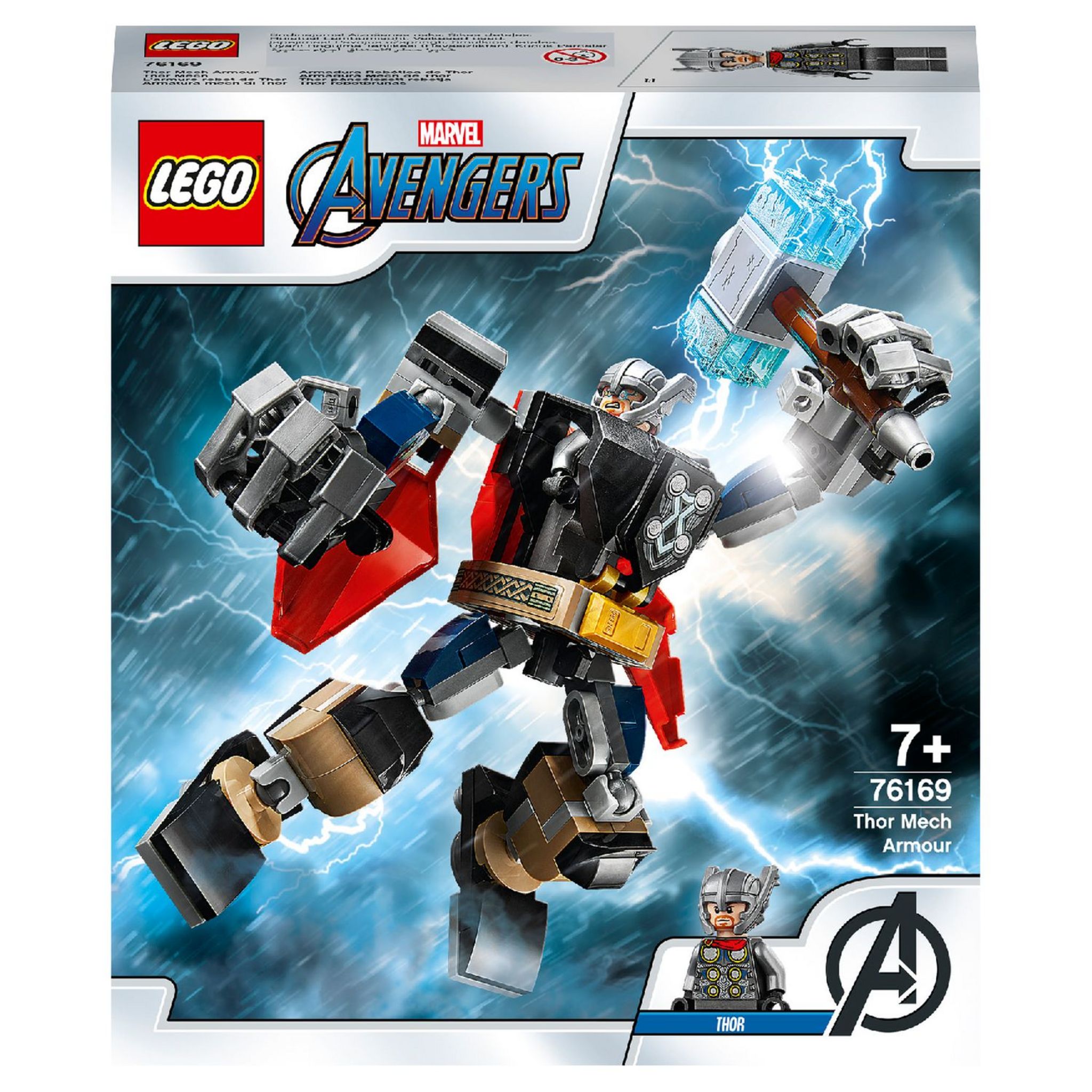 Marvel 76243 L'armure robot de Rocket, Figurine Gardiens de la Galaxie,  Jouet Raton Laveur, Avengers