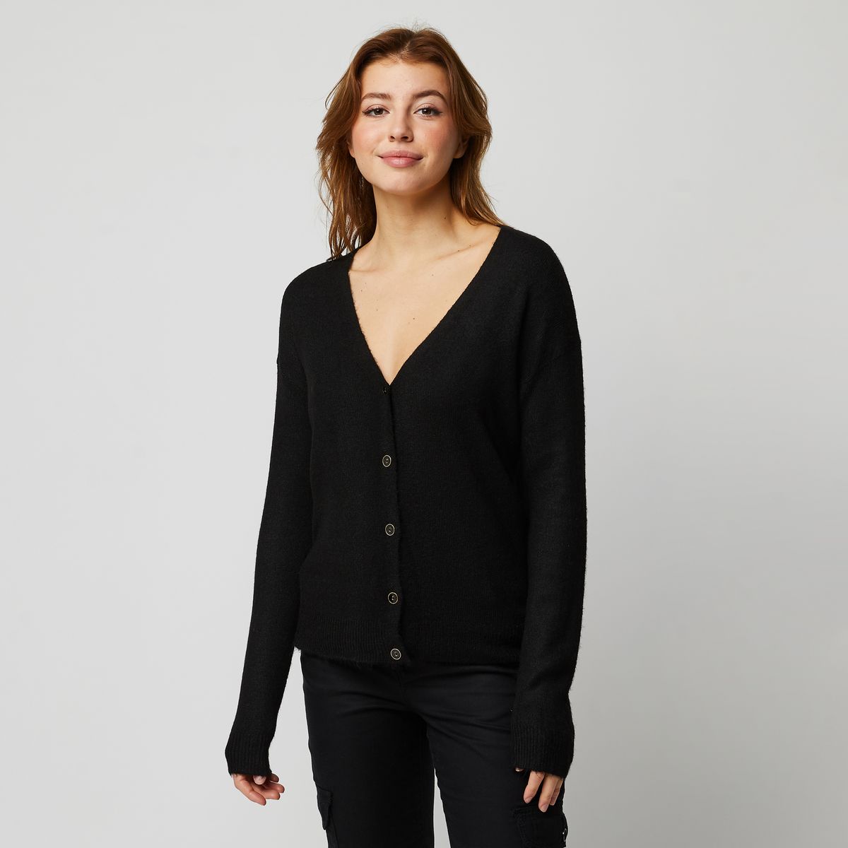INEXTENSO Gilet noir femme pas cher - Auchan.fr