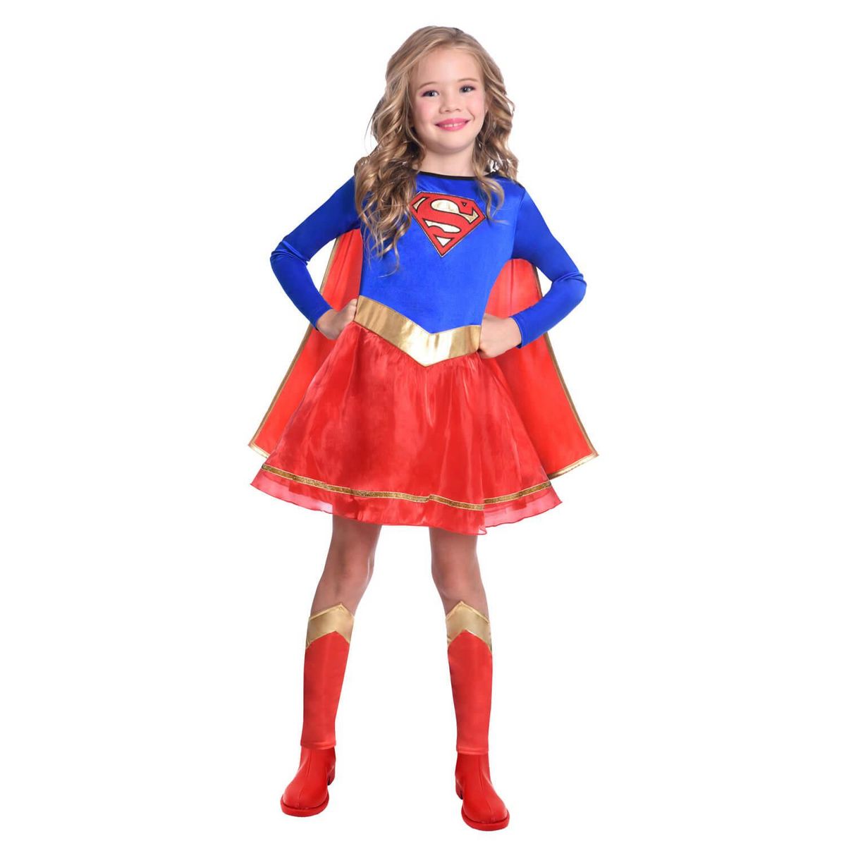 Déguisement Supergirl classique - Fille - 3/4 ans (96 à 104 cm) pas cher 