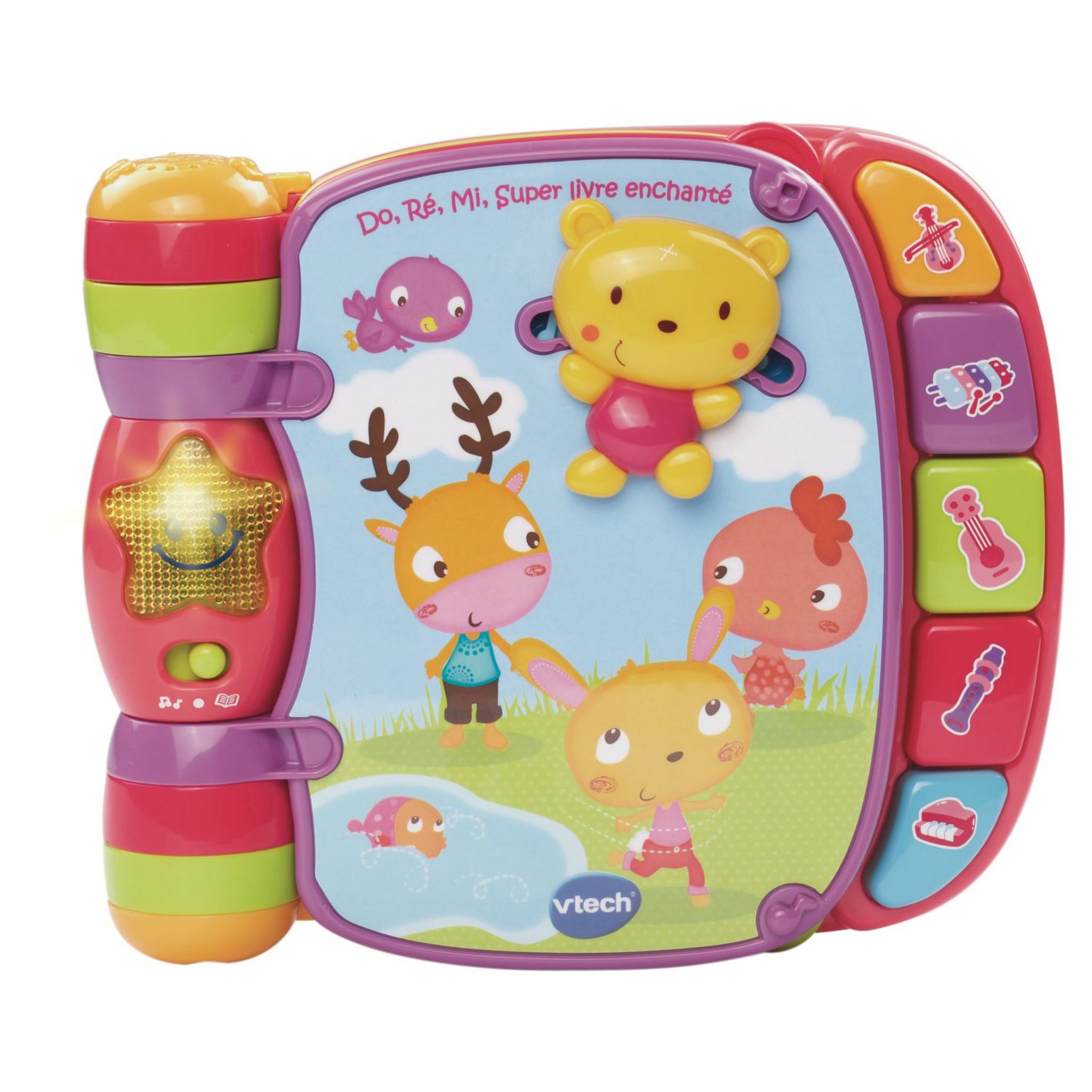 VTECH Do, Ré, Mi super livre enchanté pas cher 