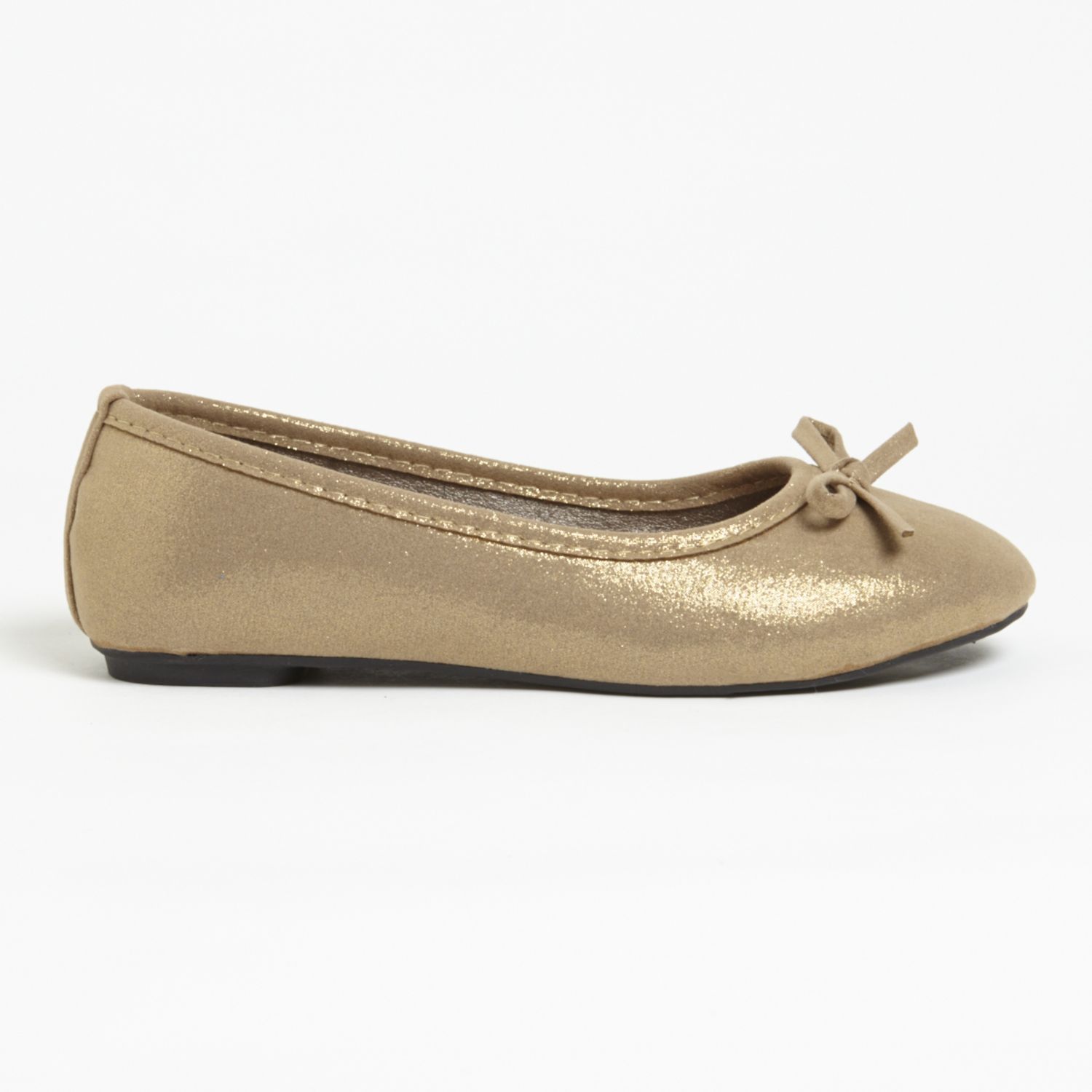 IN EXTENSO ballerines fille dore du 31 au 38 pas cher Auchan